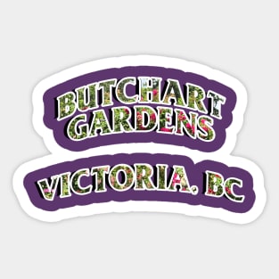 butchart gardens Sticker